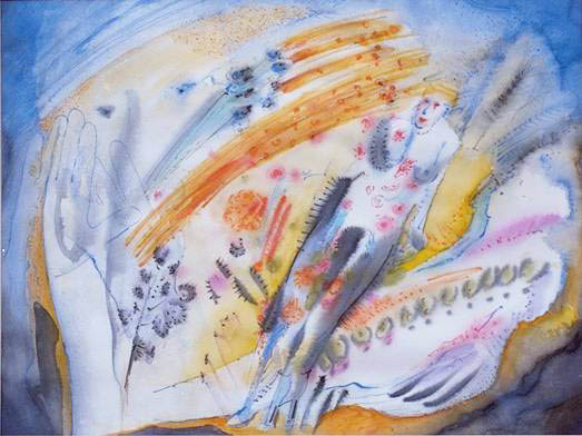 Traum und Schatten - 45 x 59 - Aquarell - 2000